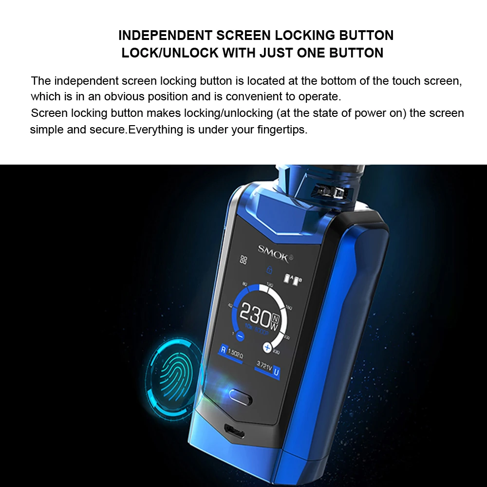 Оригинальный набор испарителей SMOK 230 Вт электронная сигарета вейп бокс мод 5 мл