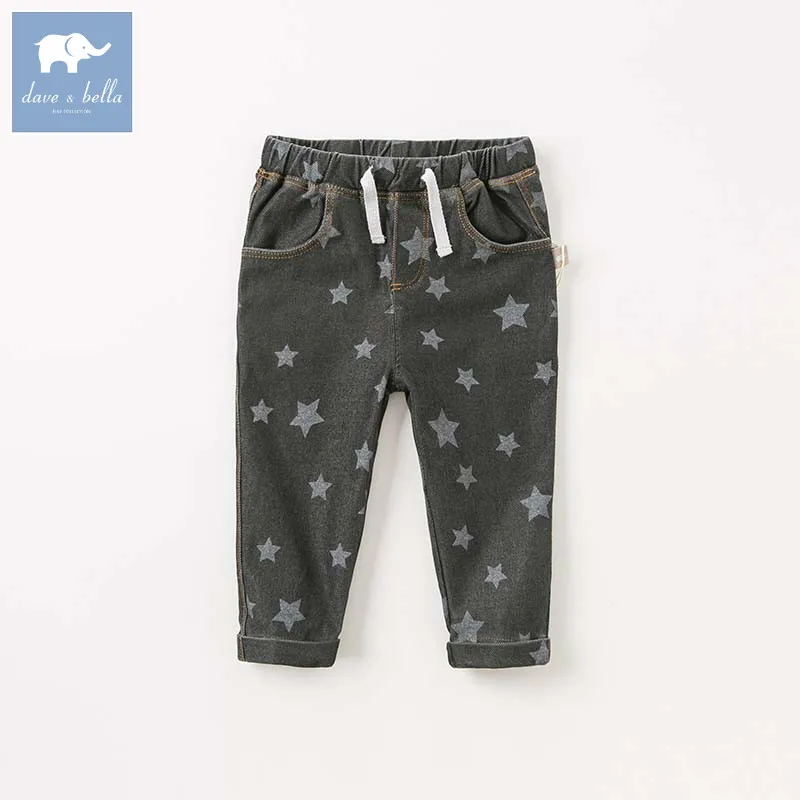 

DBA7846 dave bella autumn unisex baby boys girls jeans children full length kids pants infant toddler trousers