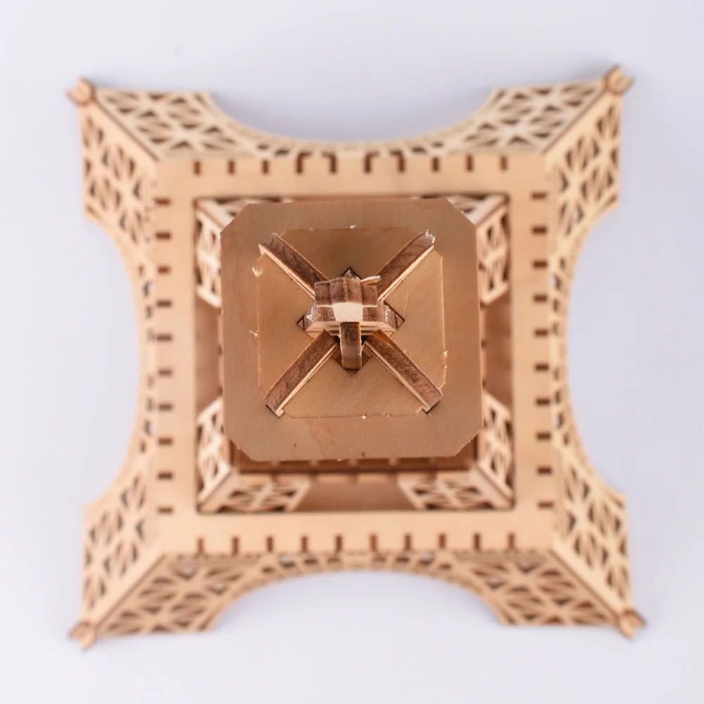 DIY 3D деревянные головоломки Эйфелева башня Сборная модель ремесленные