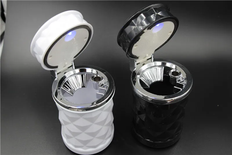 5pcs High quality Car cigarette ashtray with blue LED light Vehicle