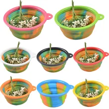 Камуфляжная силиконовая складная миска для питомцев, портативная складная миска для еды для путешествий, воды, bebedouro para cachorro, миска для еды для собак miska dla psa