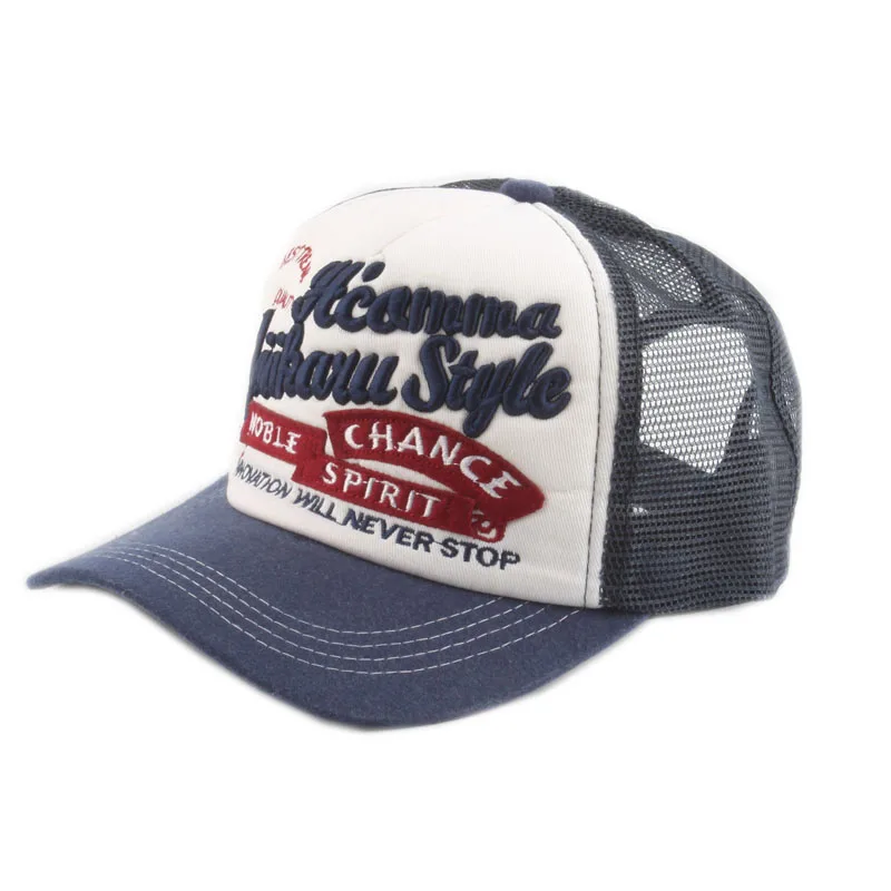 

Men Baseball Hat Trucker Caps Embroidery Baseball Cap Breathable Mesh Sport Hats For Women Snapback Gorras Dad Hat Bone