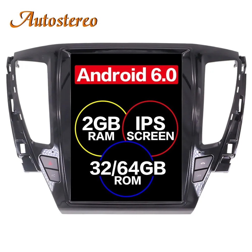 

Android Tesla style Car no DVD Player GPS Navigation For MITSUBISHI PAJERO 2016+ Autostereo Radio tape recorder Multimedia unit