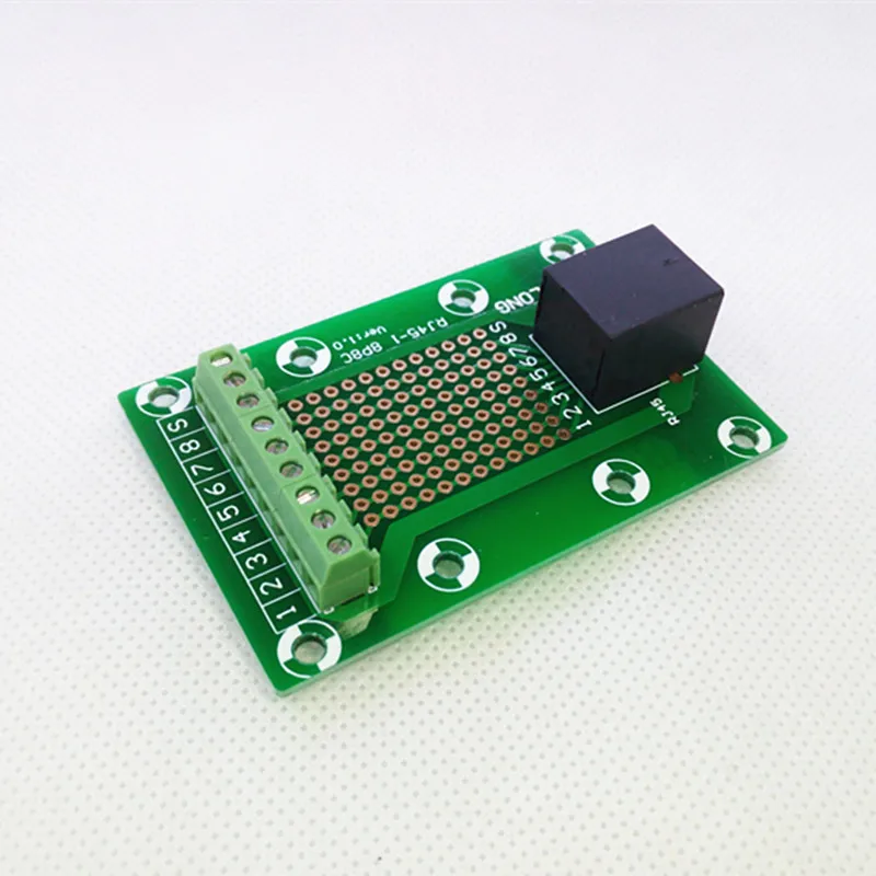 RJ45 8P8C разъем 1 Way Buss Breakout Board клеммный блок разъем.|terminal block|connector terminal blockjack jack |