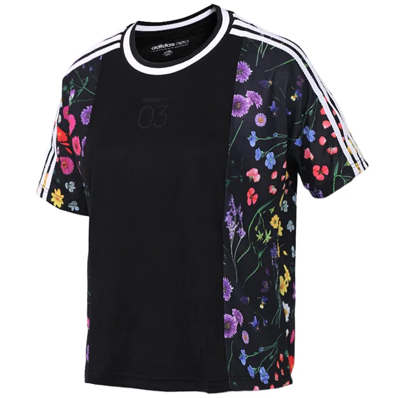 Новое поступление Adidas NEO Label CS 3S Tee Для женщин футболки с коротким рукавом спортивный костюм