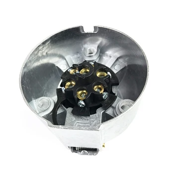 

12V metal power plug seven hole conversion socket trailer truck connector European trailer seven core plug