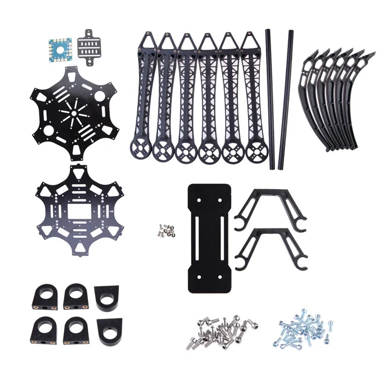 

Brand Upgrade Hexacopter X6 Frame Kit High Landing Gear For FPV SK480 S550 F550 High Quality Fashion RC Parts & Accessories