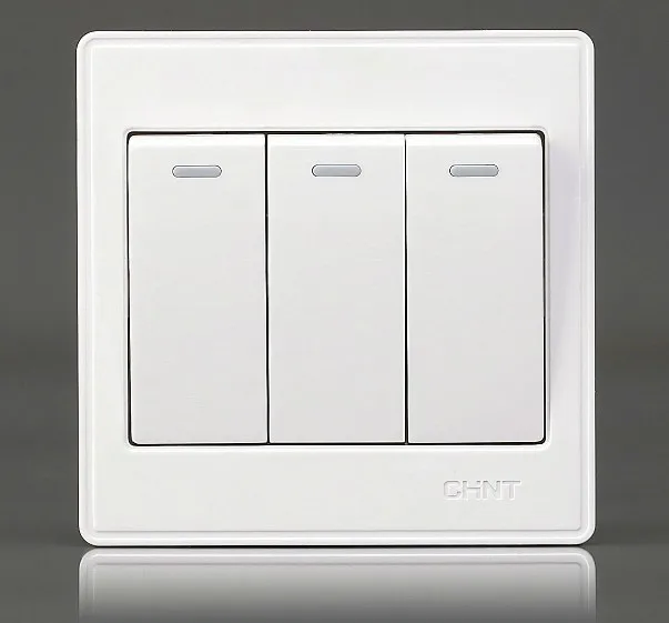 5pcs/lot Switch panel / outlet panel / wall switch / triple switch size 86X86mm.in Switches