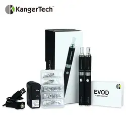 Новый оригинал KangerTech 650 мАч электронная сигарета с bcc распылитель 4 окна и EVOD 650 мАч мануальный батарея, Vape pen набор, электронная сигарета