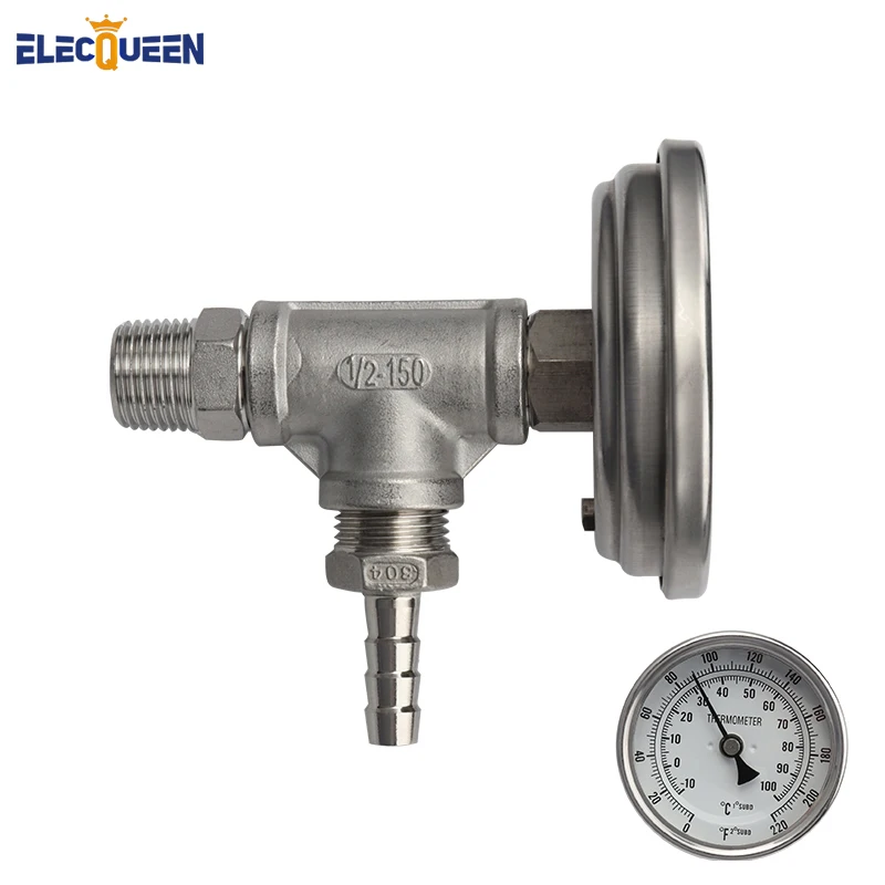 Günstig In linie Thermometer Monitor, Brauen Platte Chiller Monitor, Homebrew Bier Platte Chiller Maischbottich Monitor, 3 \