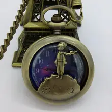 Винтажная Мода кварцевые звезды детские Полые Бронзовые студентов подарок ковбой карманные часы на цепочке