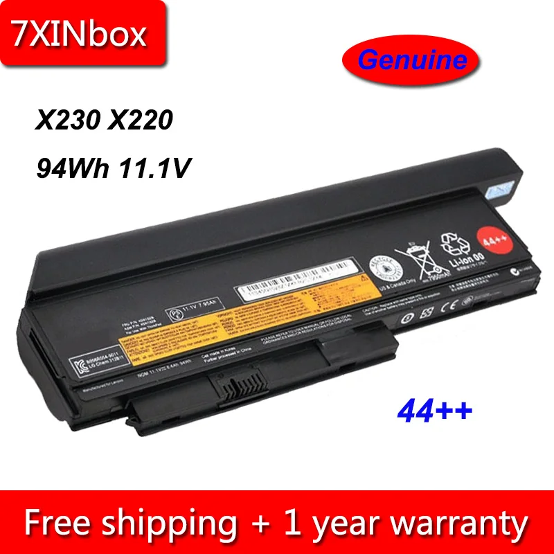 7 xinbox 94Wh 11,1 В натуральная 45N1029 45N1028 ноутбук Батарея для lenovo ThinkPad X230 X230I X220 X220I X220S 45N1172 45N1022 44