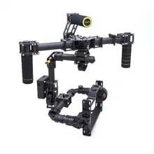 2kg DSLR 3 axis Brushless Stabilized 3K Carbon Fiber Handheld Gimbal Camera Mount with 3pcs 5208