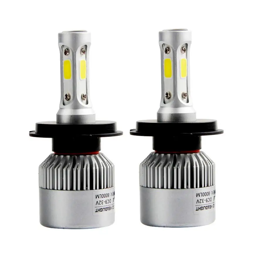 

110W H4 COB LED 16000LM Auto Car Headlights Kit Driving Bulbs Lamps 6000K_KXL0809