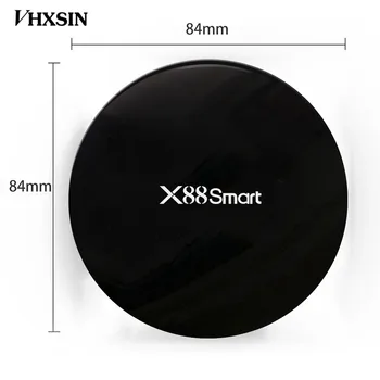 

VHXSIN 2 PCS/LOT X88 SMART 4GB 32GB 4K Smart Android 9.0 TV BOX RK3328 Penta-Core 2.4G Wifi HD