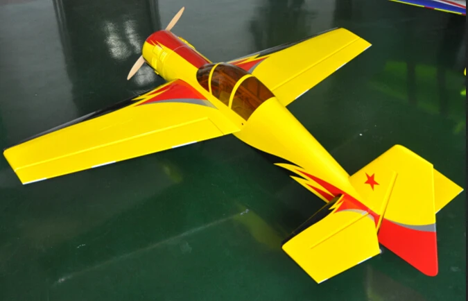 70.8in Як-54 28CC углеродного волокна RC самолет с бензиновым двигателем ARF F0141