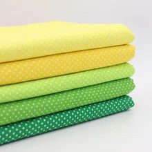 5 шт. Толстая четверть хлопчатобумажная ткань в горошек горох ткань швейные ткани Тильда Лоскутная хлопковая ткань дом текстиль тканые telas tecido