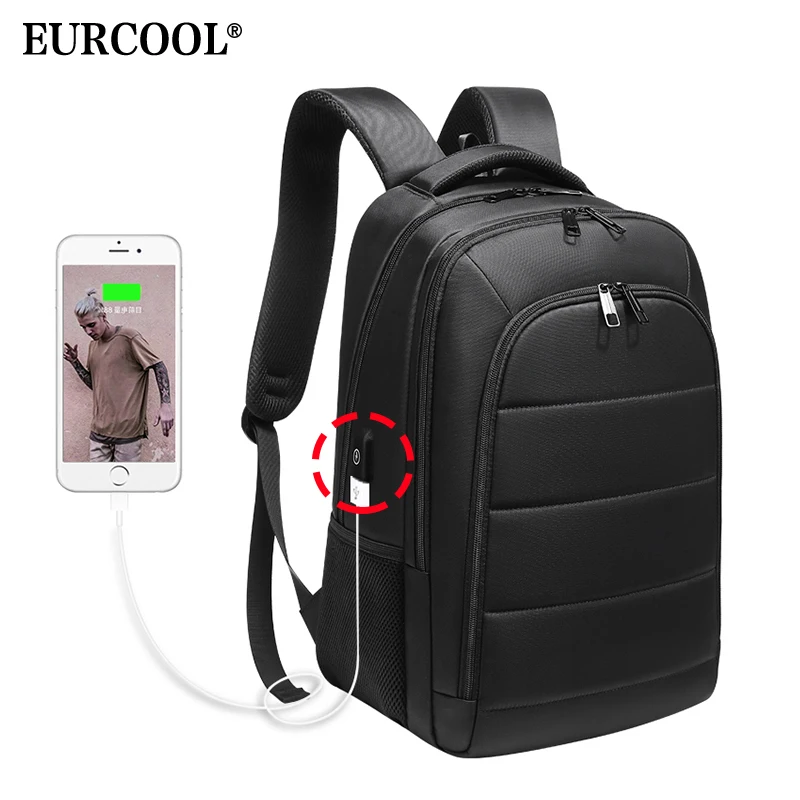 KALIDI17 inch Travel School Business Laptop Backpack with USB Charging Port NEW