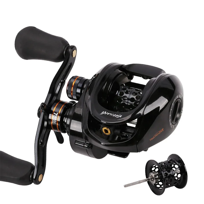 

NEW HE-150 Double Spool Hight Gear ration 6.6:1 Magnetic Drag 4KG 7BB Baitcasting reel Fishing Reel Bait Casting reel