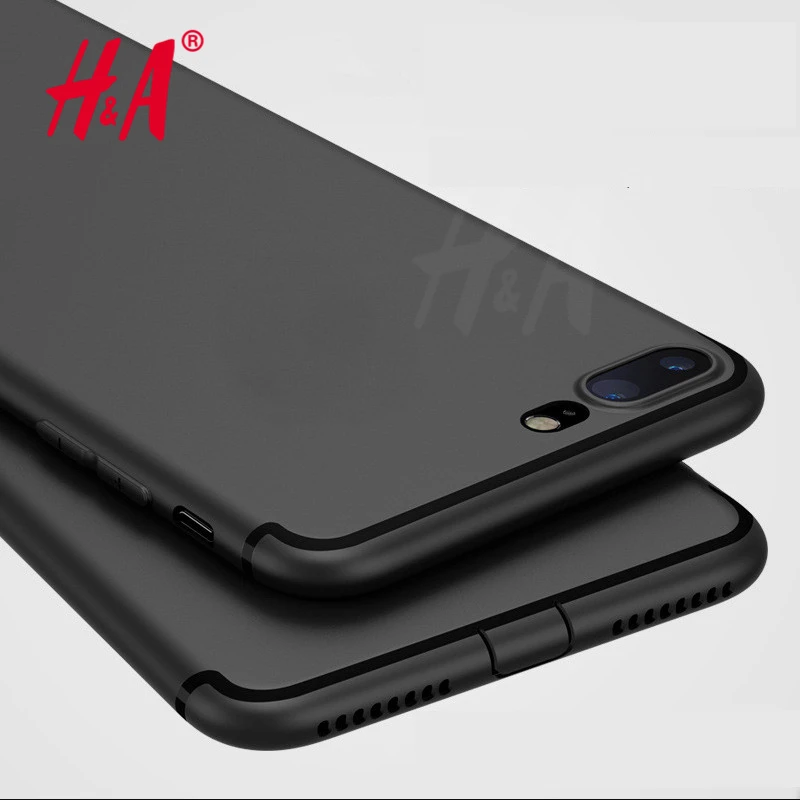 H&A Luxury Back Matte Soft Silicon Case for iPhone 6 Cases 6s Plus 5 5s SE 7 7 Case Full Cover For iPhone 7 7 Plus Phone Cases
