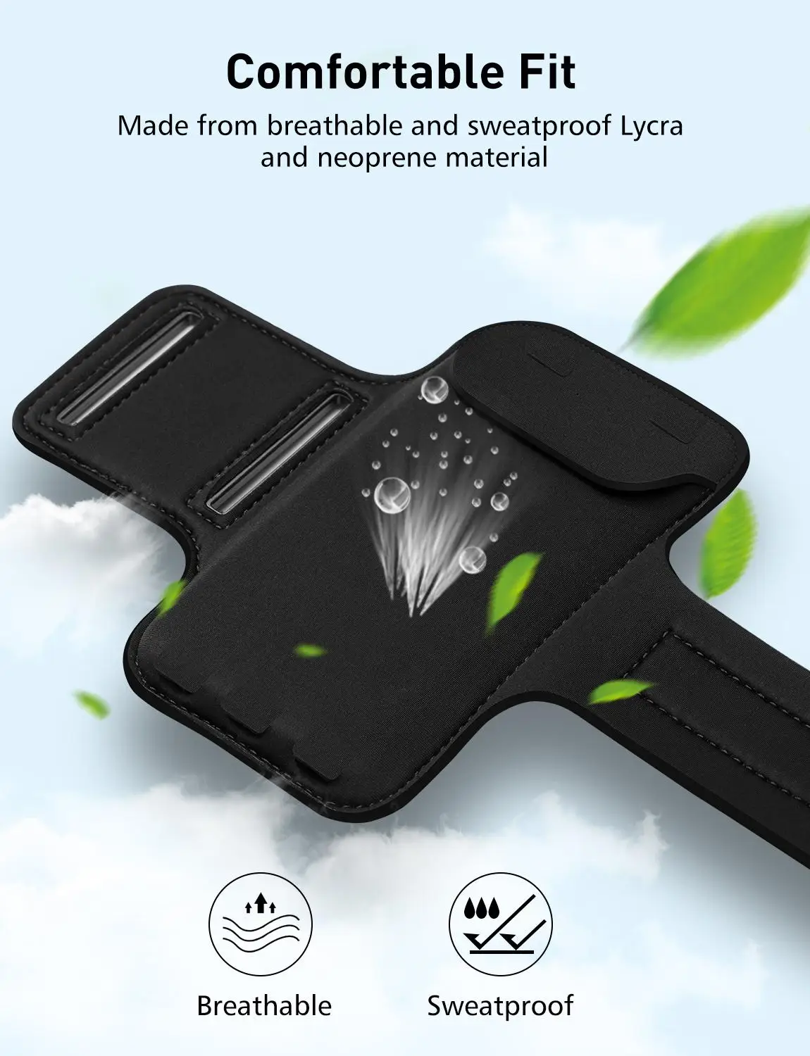 Mpow يصل إلى 6.5 بوصة الرياضة رياضة حقيبة بحزام للذراع belf PVC Sweatproof اللمس شاشة الذراع الفرقة معصمه عاكس قطاع مع مفتاح حامل Mpow يصل إلى 6.5 بوصة الرياضة رياضة حقيبة بحزام للذراع belf PVC Sweatproof اللمس شاشة الذراع الفرقة معصمه عاكس قطاع مع مفتاح حامل