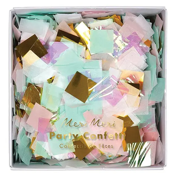 

Newest iridescent unicorn confetti. Confetti balloons. iridescent party decor. unicorn party. unicorn party supply.