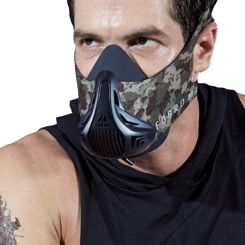 En Ligne FDBRO Sport Masque 3.0 Formation Élévation Fitness Workout Masque Courir Vélo Jogging Cardio Gym Respiration Masques Fantôme Masque