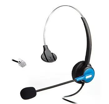 

Wantek Headset for Nortel Meridian Norstar NEC PolyCom ShoreTel T20 Elmeg Talkswitch ESI Doro Hybrex Cable wireless telephones