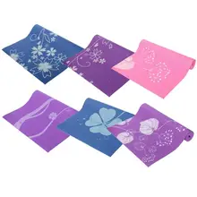HOT 6mm Thickness PVC Fitness Non Slip Yoga Mats Pad Gym Mats Sport Mat Pilates Exercise Workout For Body Building