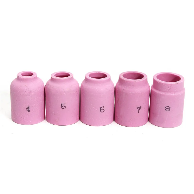 TIG Welding Torch Collets Body Stubby Gas Lens Cup Ceramic Cup for WP 17//18//26