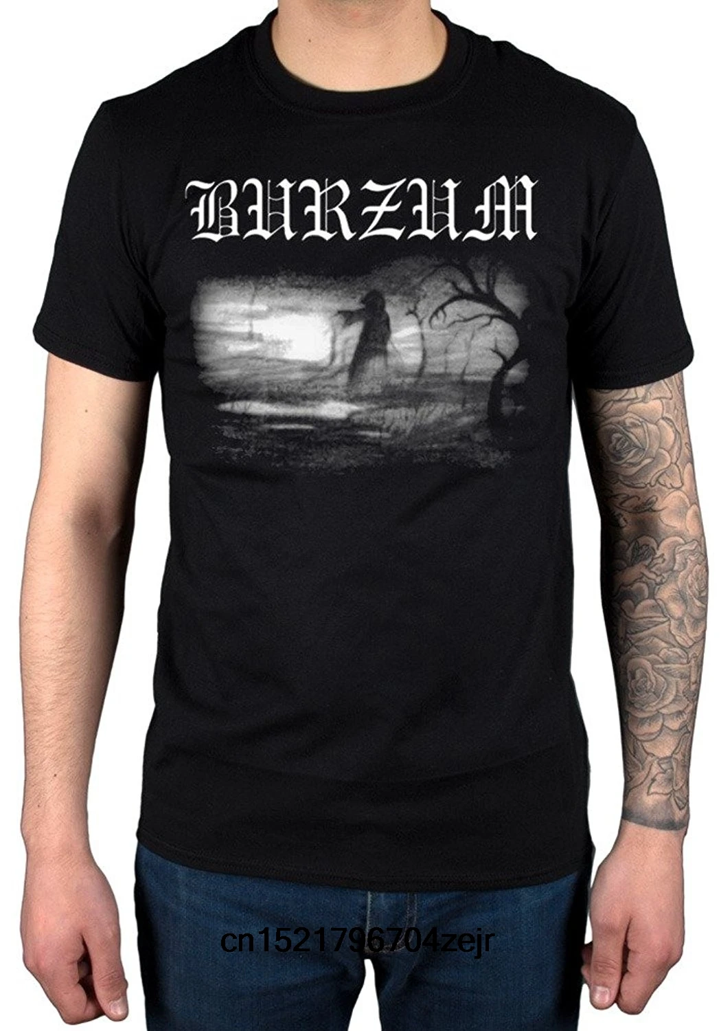 Возьмите Для мужчин футболка Burzum Aske 2013 металл Альбом музыка темноте пепел модные