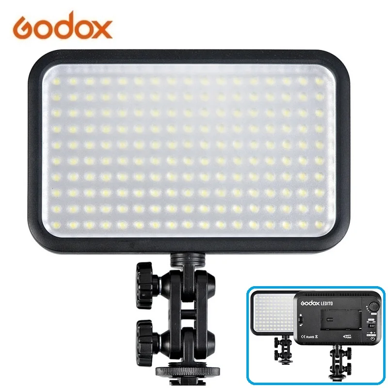 Godox LED 170 Video Lamp Light For Nikon Canon Pentax Wedding Videography Photo journalistic Video Shooting-1
