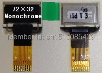 0 48 дюймовый 8-контактный белый oled-экран SPD0301 Привод IC 72*32 SPI интерфейс | Электроника