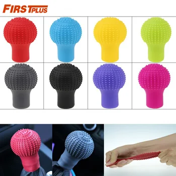 

Silicone Case Roundness Car Gear Shift Collars Silica Gel Antiskid Round Gear Head Shift Collar Lever Shift Knob Grips Cover