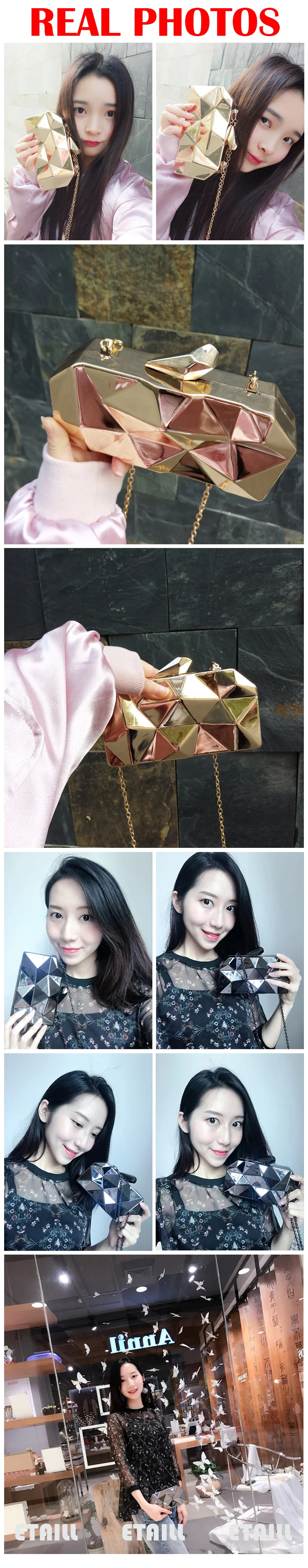 geometric clutch evening bags