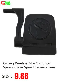 Nieuwe Stijl Sunding SD 563B Waterdichte LCD Display Cycling Bike Fiets Computer Kilometerstand Snelheidsmeter met Groene A