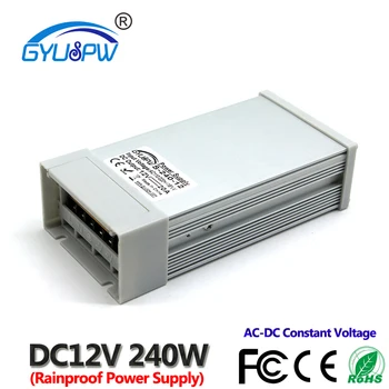

Outdoor Rainproof Power Supply DC12V 20A 240W Switching Power Source LED Driver Transformers For Strip Modules Light Lamp CCTV