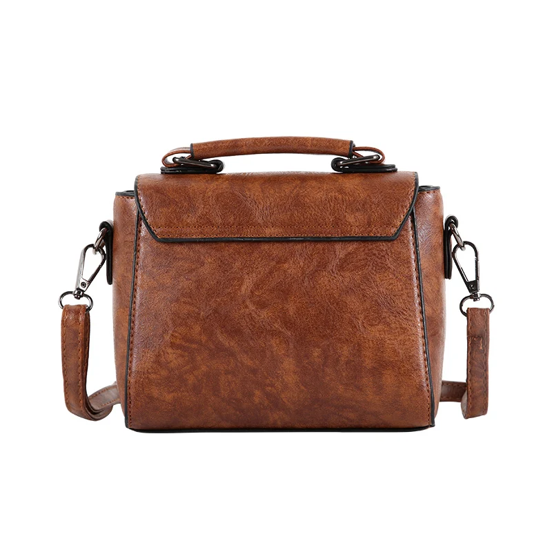  YBYT brand 2019 new vintage casual women PU leather small package female simple handbags ladies sho - 32795110521