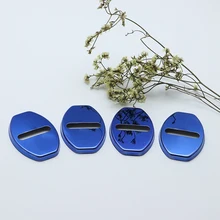 Анти ржавчина Автомобильный Дверной замок защитный крышку пряжки для Volkswagen Гольф на возраст 4, 5, 6, 7, MK4 MK5 MK6 MK7 2001- автомобиль Средства для укладки волос