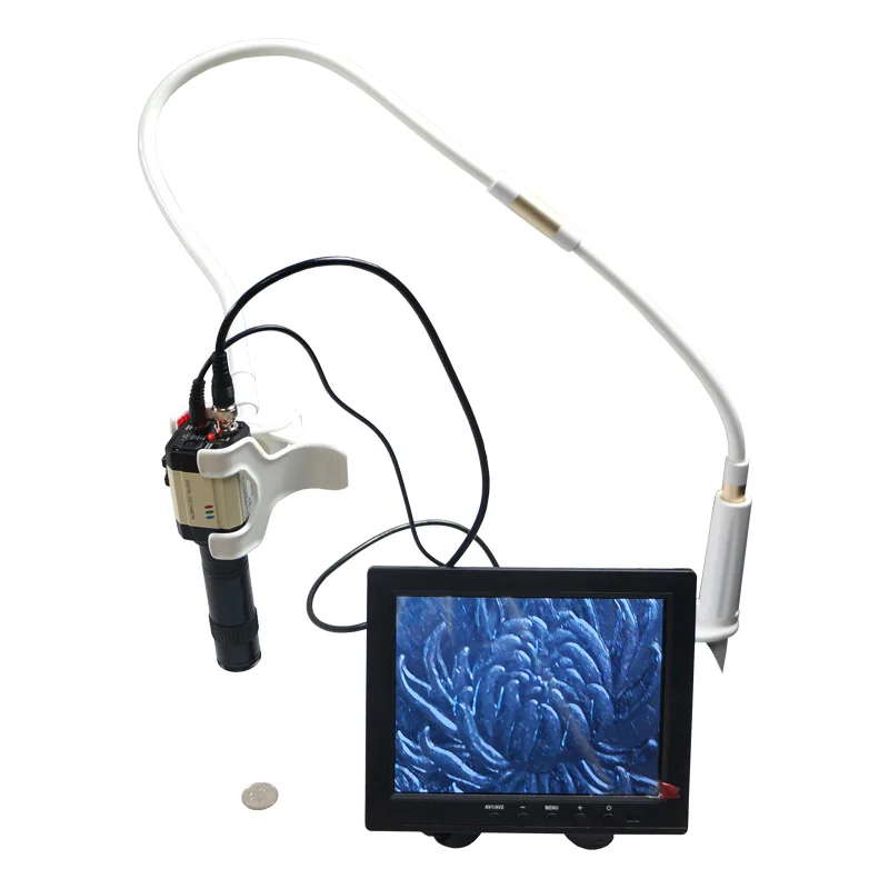 Камера LY Python CCD с 8 дюймовым монитором для BGA CNC SMT рабочего стола длиной 110 см|cameras