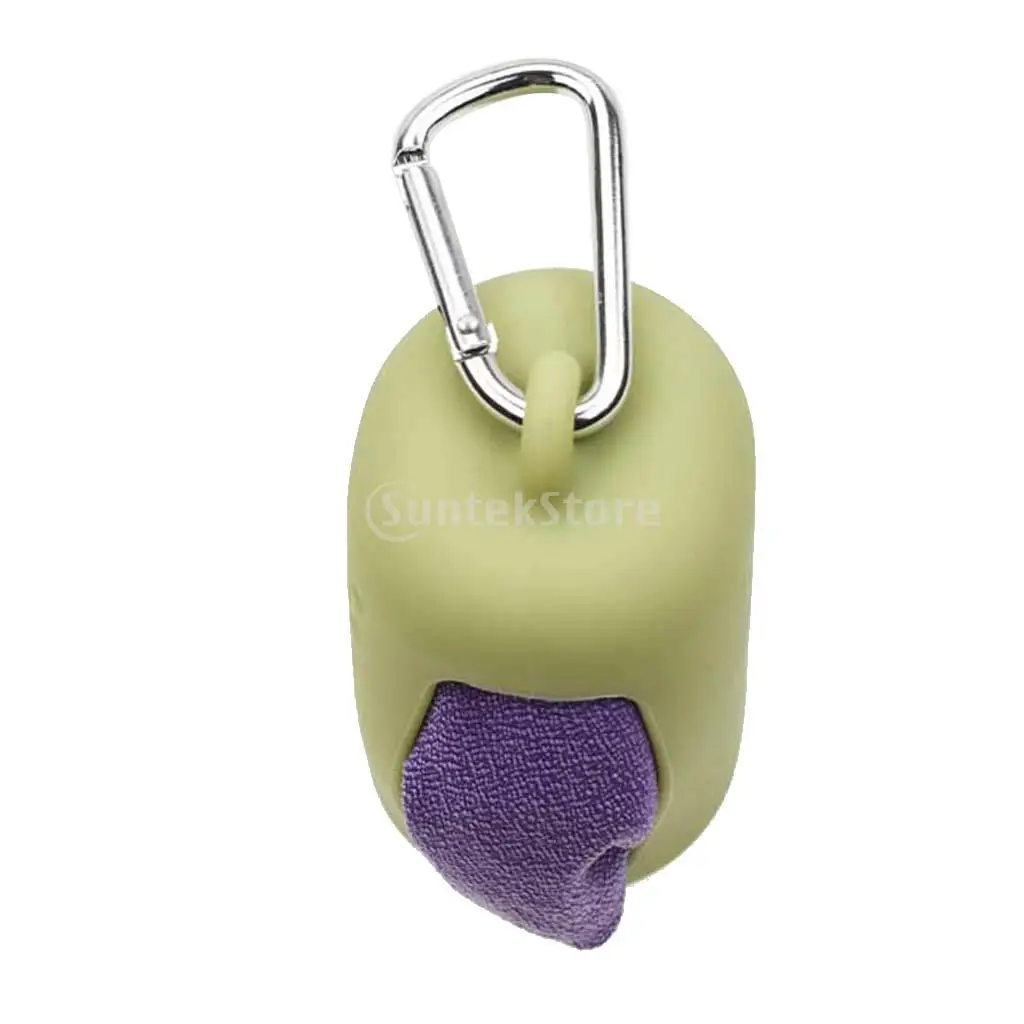 Camping Hiking Travel Microfiber Quick Dry Towel 400mm x 400mm with Mini Silicone Carry Case