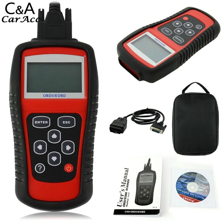 2016 Новый Горячий Продажа MS509 OBD II Check Engine Авто Сканер Чтения Кодов неисправностей