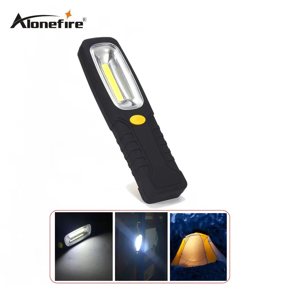 AloneFire C022 Super Bright LED Flashlight Torch Work Stand Light With