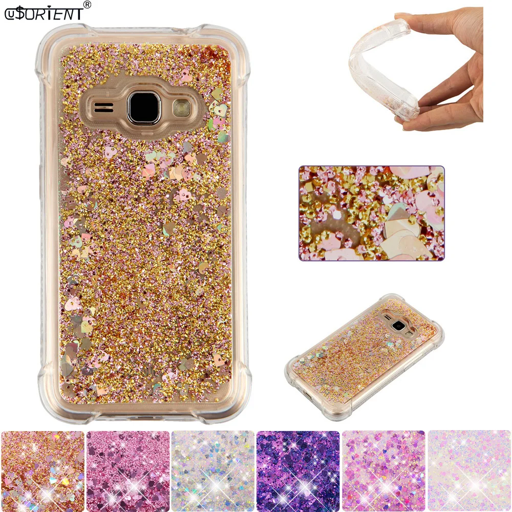 

Bling Phone Case For Samsung Galaxy J1 2016 J16 Glitter Dynamic Liquid Quicksand Bumper Cover SM-J120F/DS SM-J120FN SM-J120H/DS