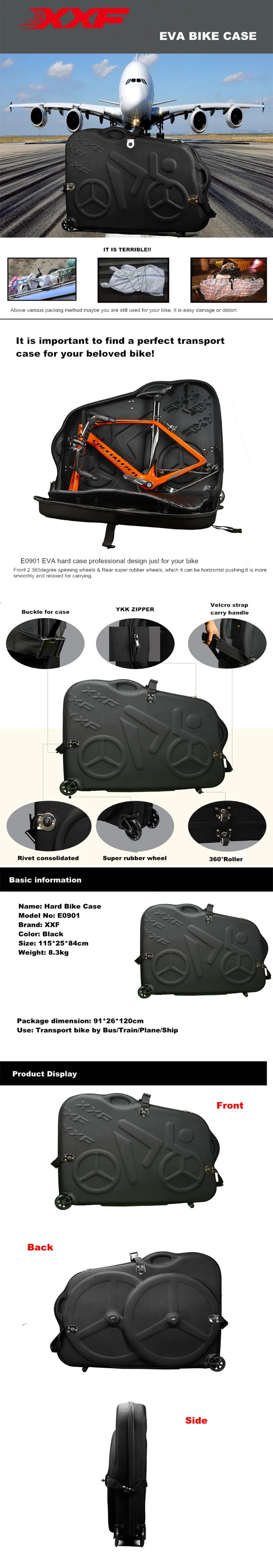Top New EVA bike hard case box rainproof bycicle travel bag for 26 27.5 MTB 700C road bikes Bicicleta bike pack accessories 0 Top New EVA bike hard case box rainproof bycicle travel bag for 26 27.5 MTB 700C road bikes Bicicleta bike pack accessories 0