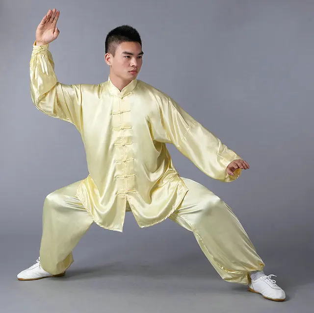 Free Shipping South Korea Silk Tai Chi Clothing Unisex Martial Arts ...