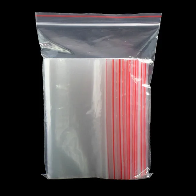 200pcs Various Sizes Ziplock Clear Self Sealing Pe Plastic Packaging 200pcs Various Sizes Ziplock Clear Self Sealing Pe Plastic Packaging Bags Reclosable Poly