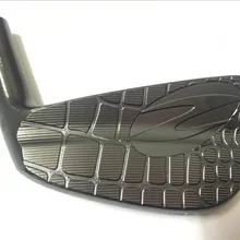 Бренд Zodia паук Кованое железо набор черный Zodia паук клюшки для гольфа 456789Pw R/S гибкий стальной/графитовый Вал с крышкой головы