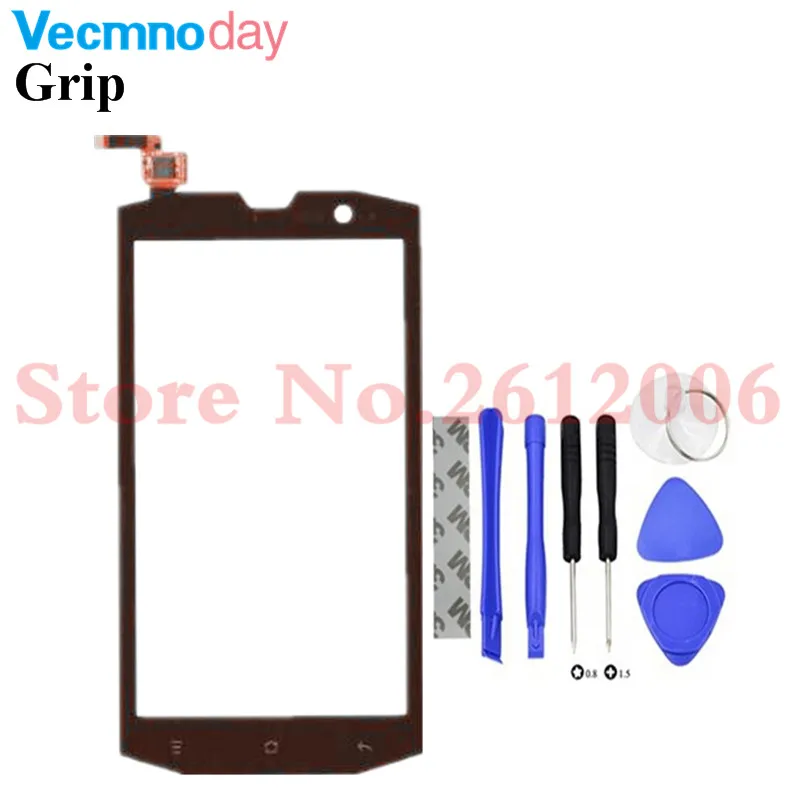 

High Quality Black Touch Screen For Vertex Impress Grip Digitizer Panel Sensor Glass Lens Smartphone Replacement + Tools