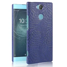 For Sony XA2 Case Quality PC Crocodile Grain Back Cover Hard Case for Sony Xperia XA2 H3113 H3123 H3133 H4113 H4133 Capa